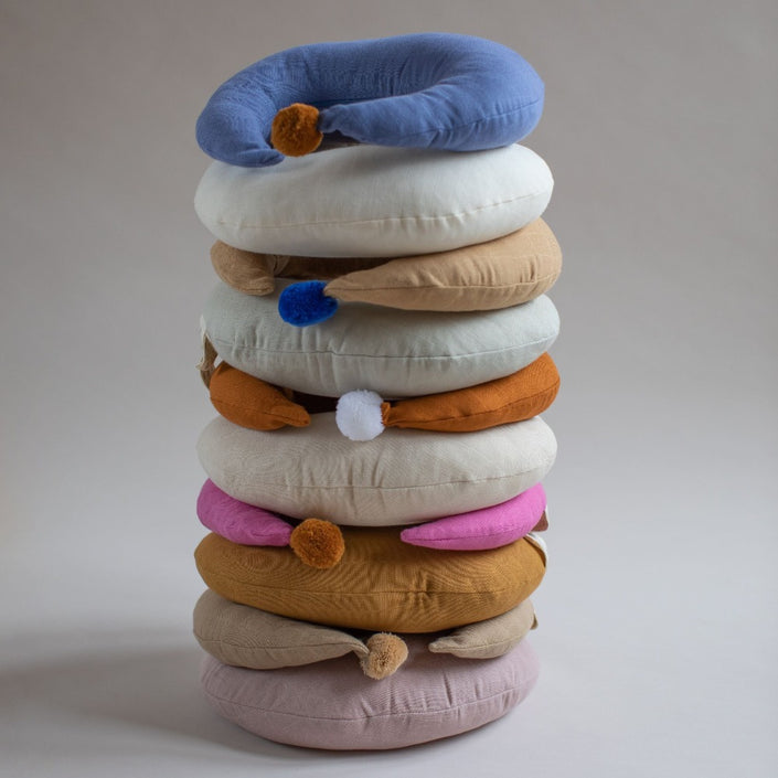 Play at Sleep pillow moon small latte