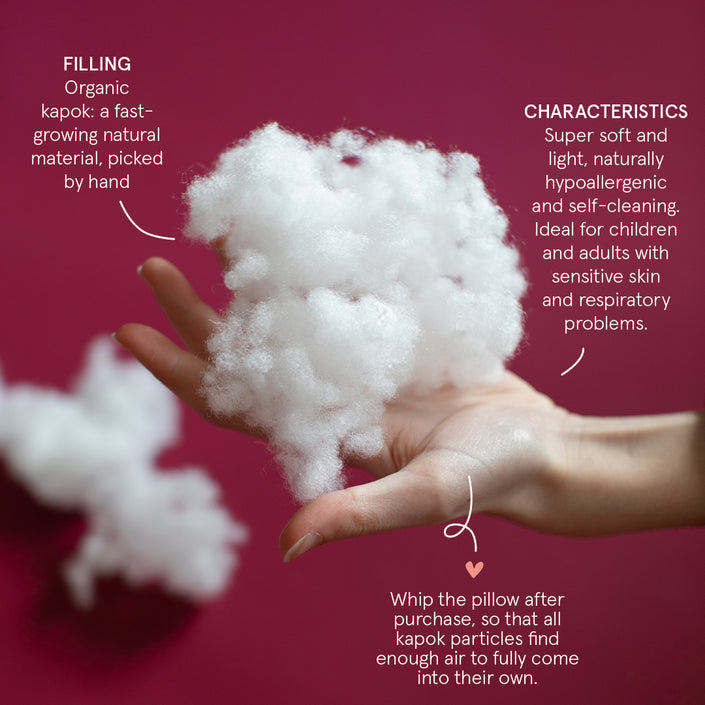 Play at Sleep pillow moon small latte