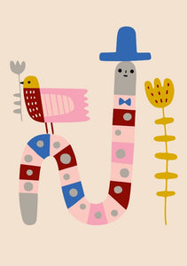 Petit Monkey postcard Early rise