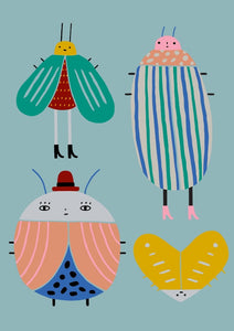 Petit Monkey postcard Best buggies jade