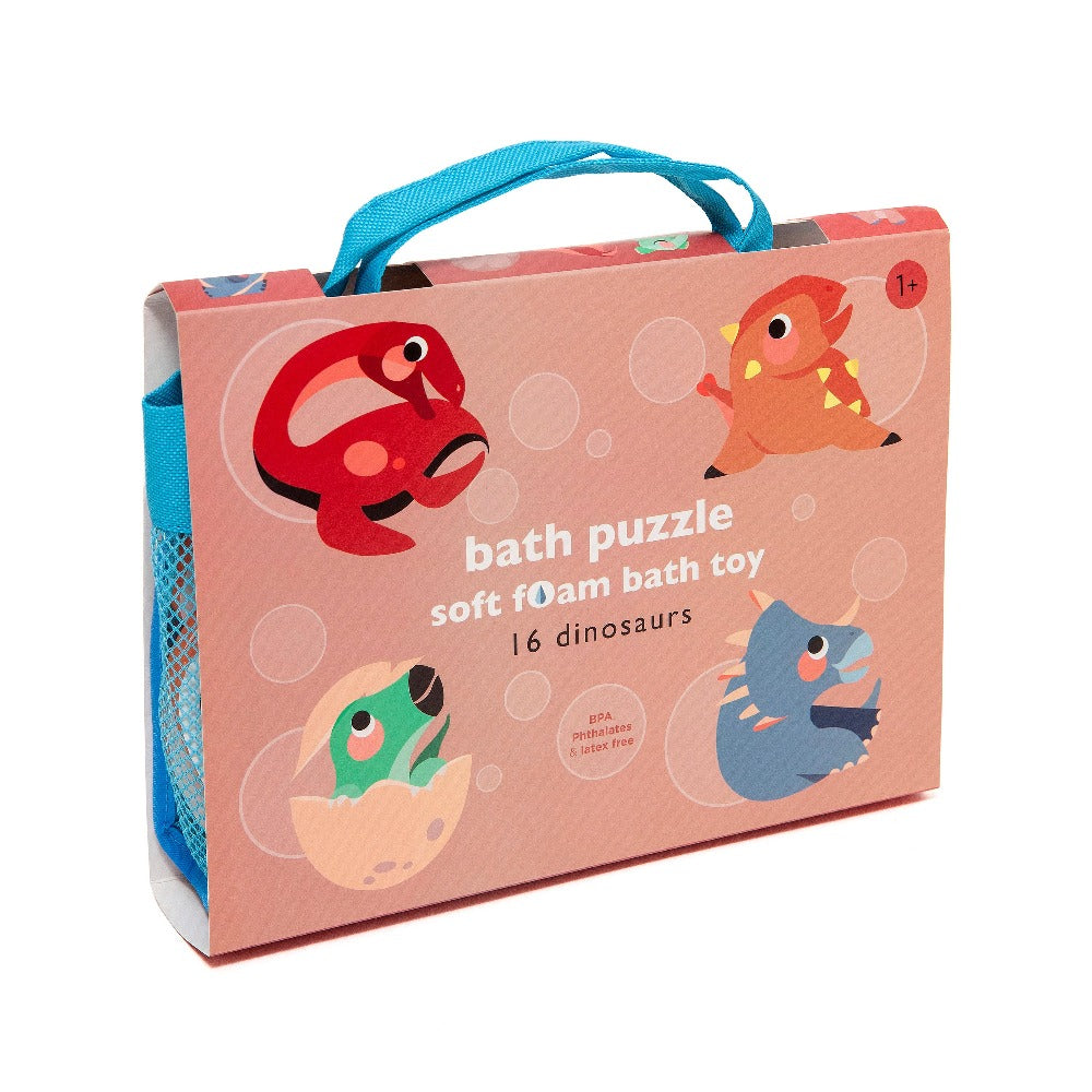 Petit Monkey bath puzzle dinosaurs 1 yr +