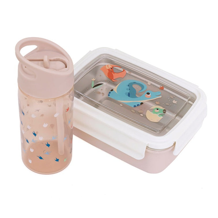 Petit Monkey lunch box bento dinosaur PP + tritan + RVS