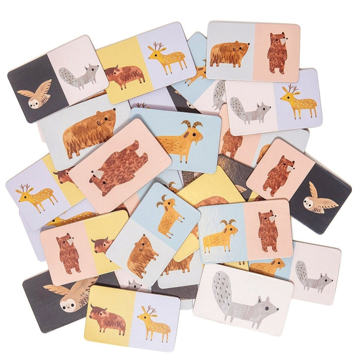 Petit Monkey domino game Stay wild 28 pcs / 3yrs+