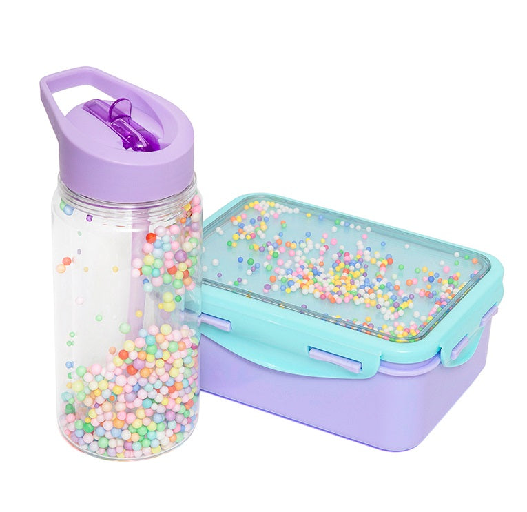 Petit Monkey drinking bottle macaron popsicles lilac 8719244225149