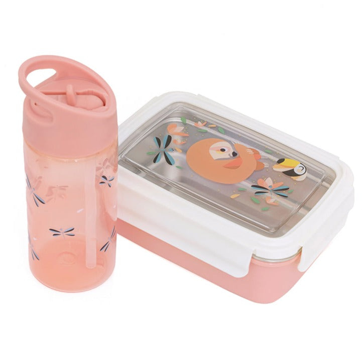 Petit Monkey drinking bottle sloth &amp; dragonflies