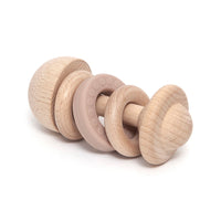 Petit Monkey wooden rattle pink 0 yrs+
