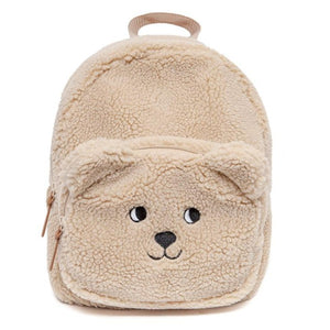Petit Monkey children's backpack teddy bear sand