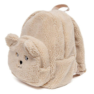 Petit Monkey children's backpack teddy bear sand