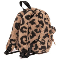 Petit Monkey children's backpack teddy leopard