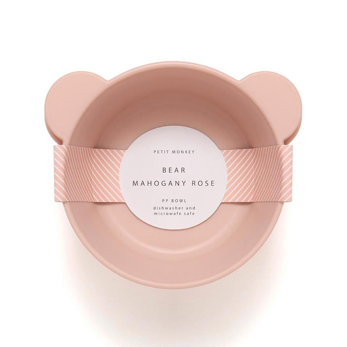 Petit Monkey cups bear mahogany rose