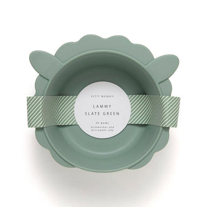 Petit Monkey trays lammy slate green