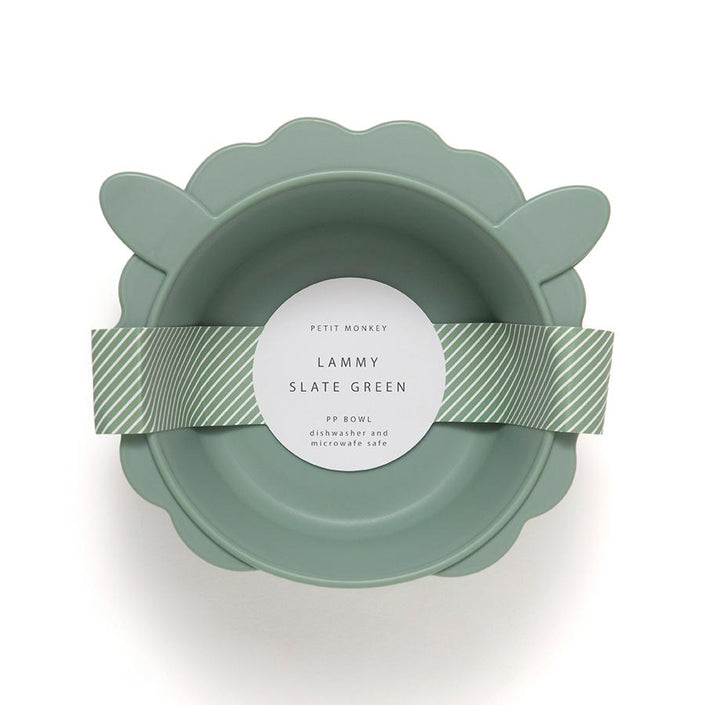 Petit Monkey trays lammy slate green