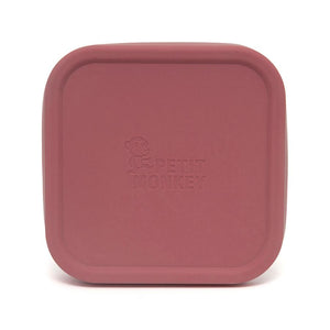 Petit Monkey lunch box stainless steel Lucy mahogany 12x12