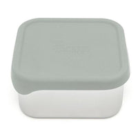 Petit Monkey lunch box stainless steel Lucy sage 12x12