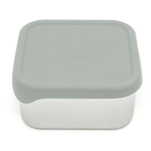 Petit Monkey lunch box stainless steel Lucy sage 12x12