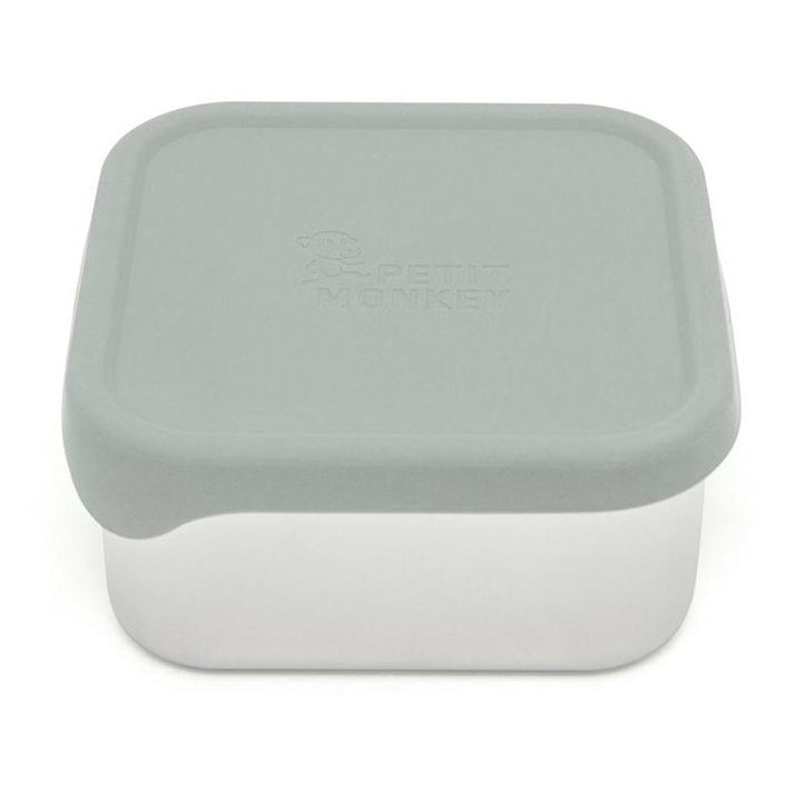 Petit Monkey lunch box stainless steel Lucy sage 12x12