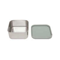 Petit Monkey lunch box stainless steel Lucy sage 12x12