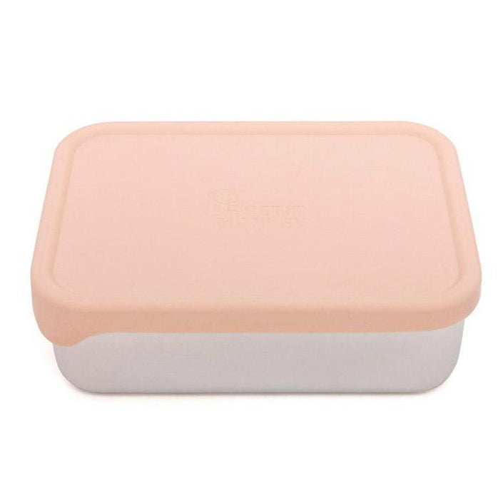 Petit Monkey lunch box stainless steel Riley dawn rose 17x13