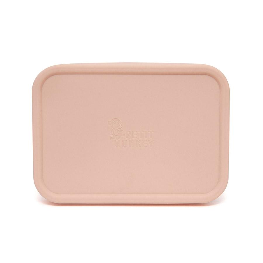 Petit Monkey lunch box stainless steel Riley dawn rose 17x13