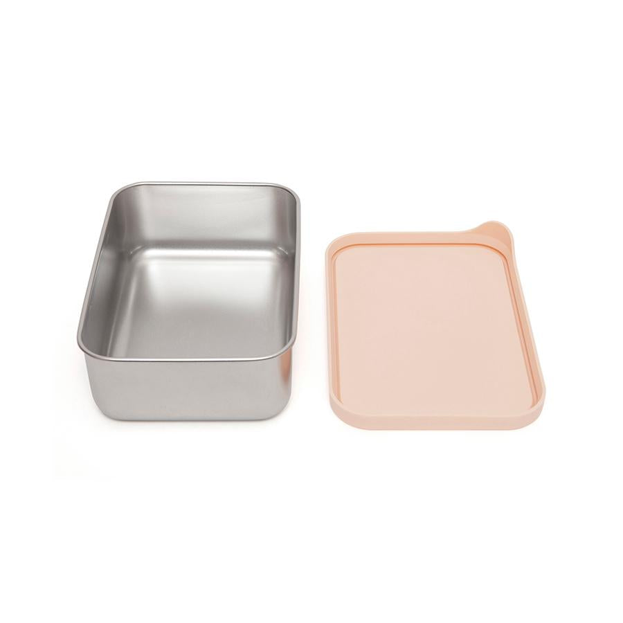 Petit Monkey lunch box stainless steel Riley dawn rose 17x13