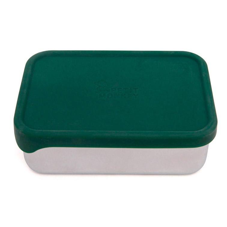 Petit Monkey lunch box stainless steel Riley pine 17x13