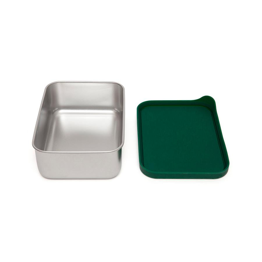Petit Monkey lunch box stainless steel Riley pine 17x13 8719244225712