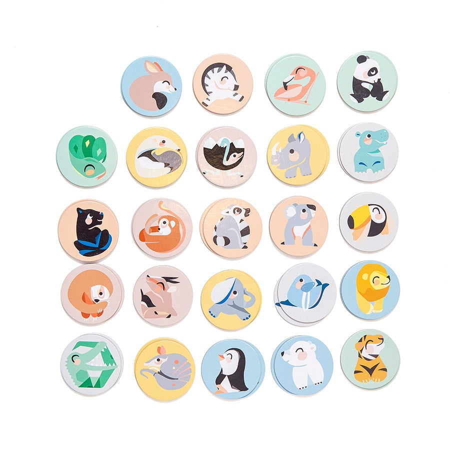 Buy Petit Monkey memo game World animals 48 pcs / 3yrs+