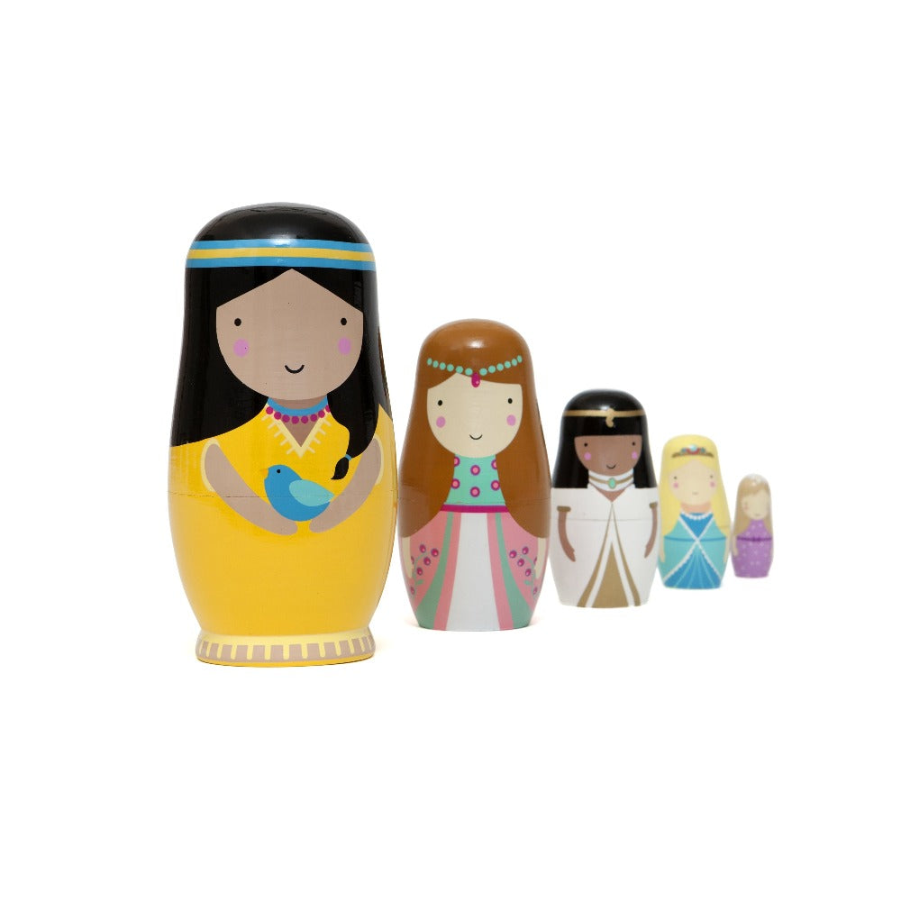 Petit Monkey nesting dolls Princesses 8719244220229