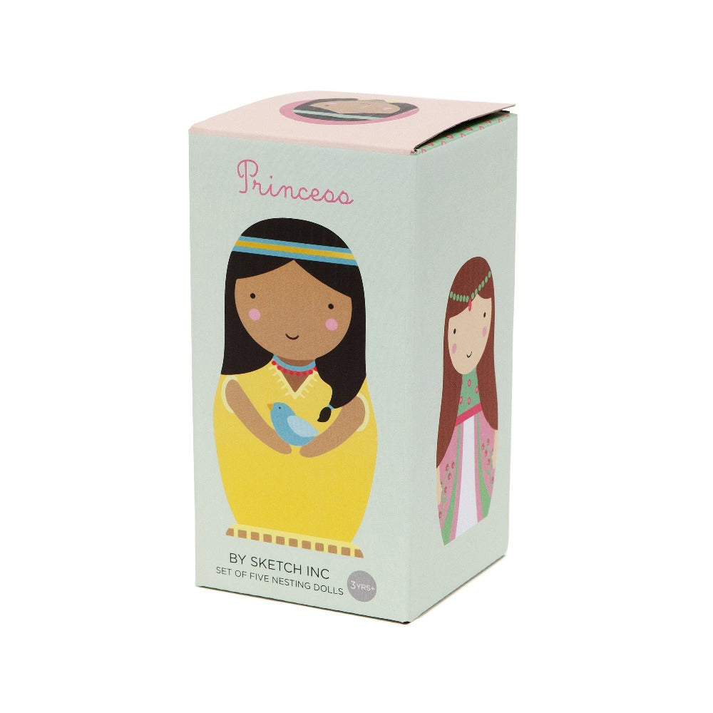 Petit Monkey nesting dolls Princesses ND3-R