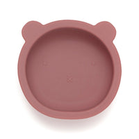 Petit Monkey silicone bowl bear mahogany rose