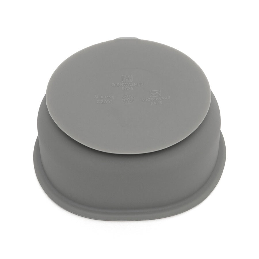 Petit Monkey silicone cup bear pewter green