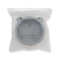 Petit Monkey silicone cup bear pewter green