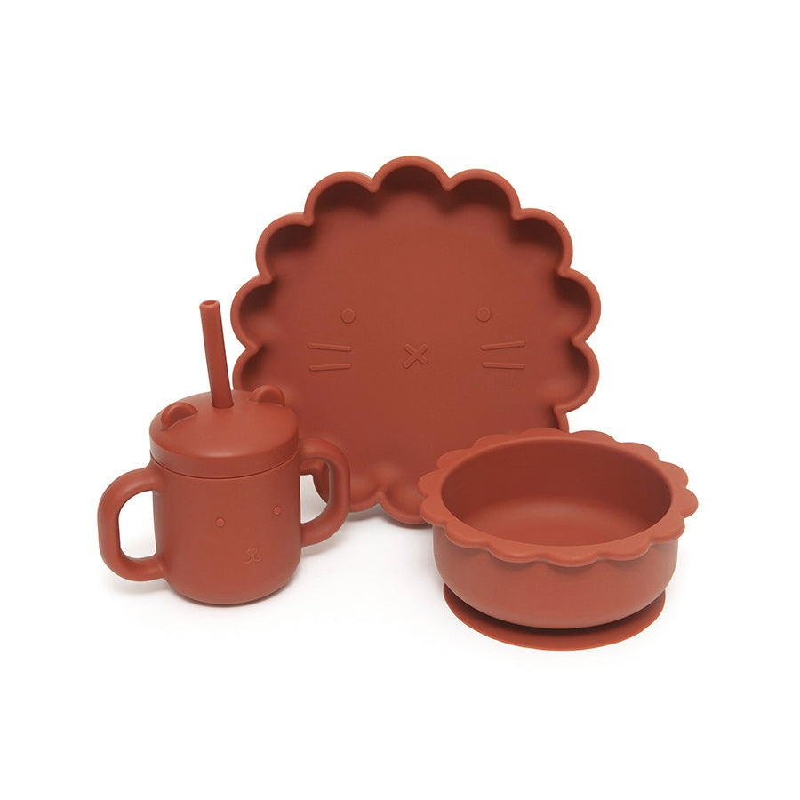 Petit Monkey silicone bowl lion backed clay SB4-R