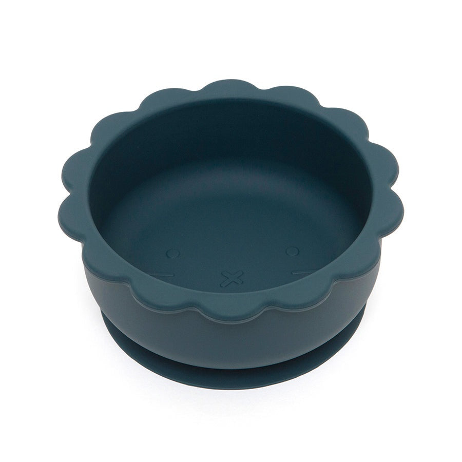 Petit Monkey silicone bowl lion balsam blue