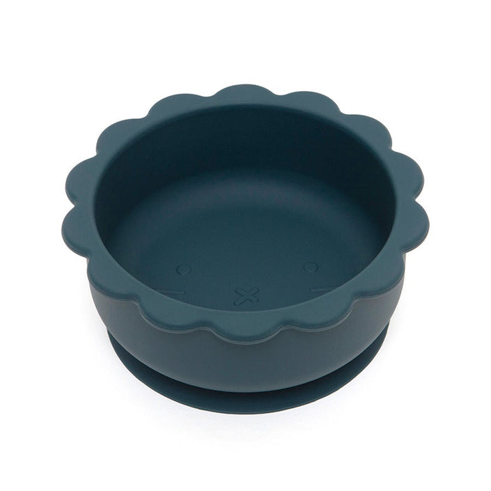 Petit Monkey silicone bowl lion balsam blue