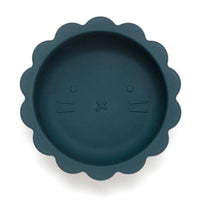 Petit Monkey silicone bowl lion balsam blue