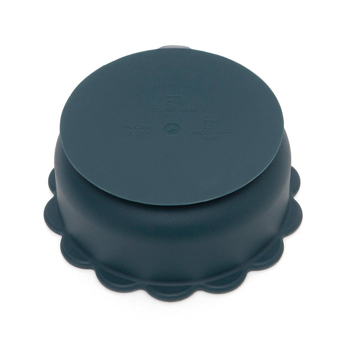 Petit Monkey silicone bowl lion balsam blue