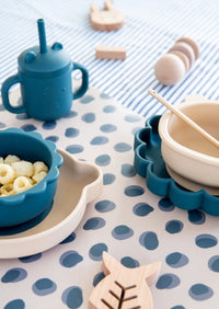 Petit Monkey silicone plate bear honey