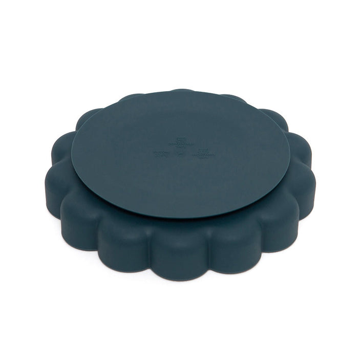 Petit Monkey silicone plate lion balsam blue