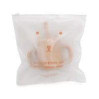 Petit Monkey silicone sippy cup with ears honey