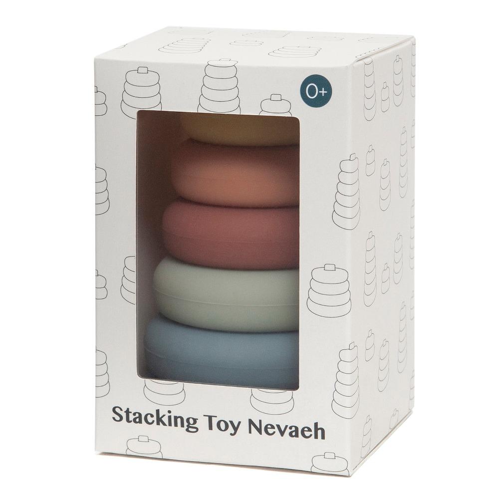 Petit Monkey stacking tower Nevaeh baked clay 6 months+ PMG020-R