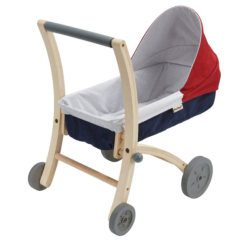 Plan Toys doll pram 2yrs+