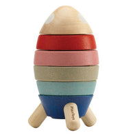 Plan Toys stacking tower rocket 18 months +