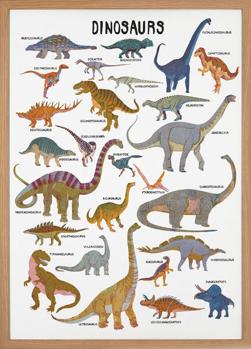 Poster Dinosaur 50 x 70 cm Barbara Dziadosz