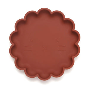 Petit Monkey silicone plate lion baked clay