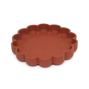 Petit Monkey silicone plate lion baked clay