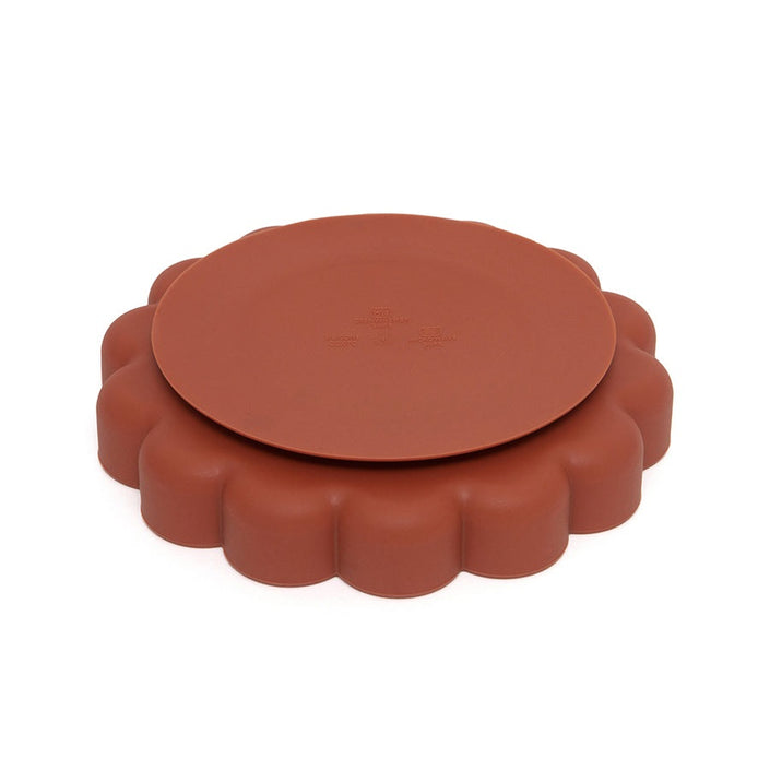 Petit Monkey silicone plate lion baked clay