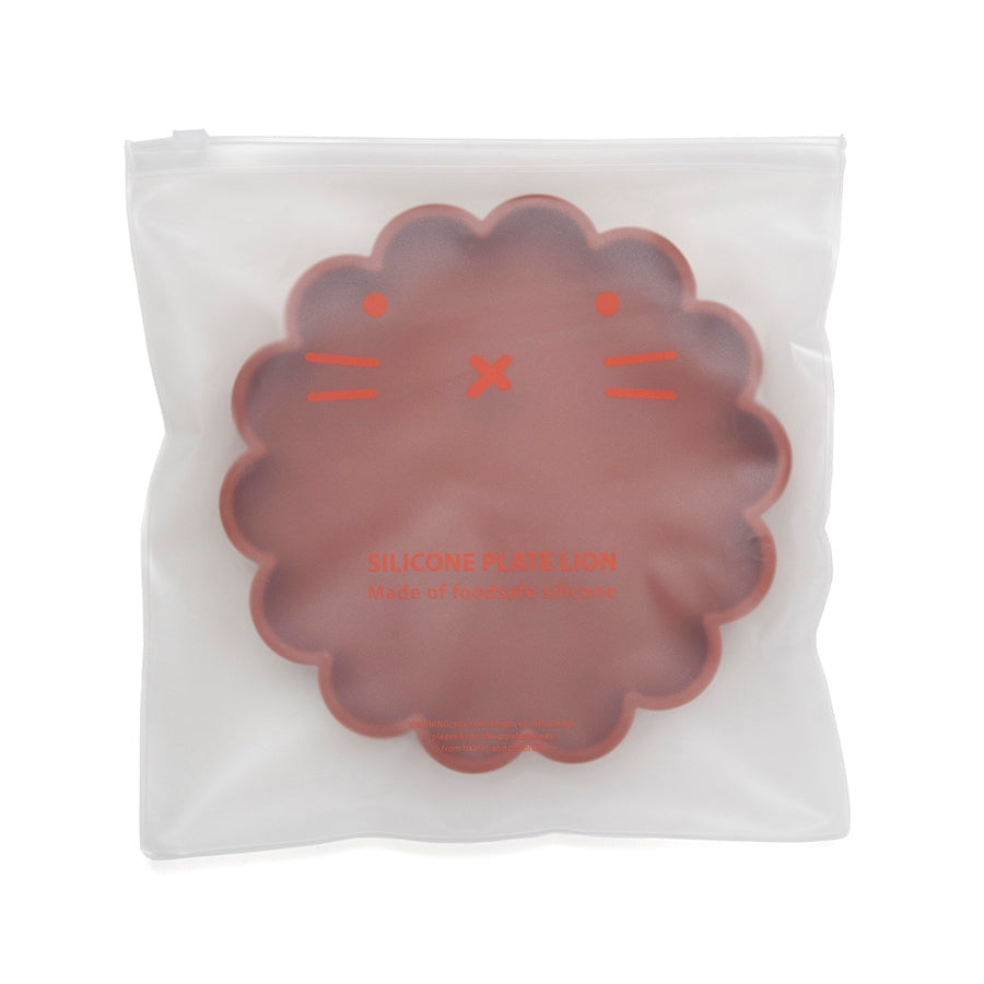 Petit Monkey silicone plate lion baked clay