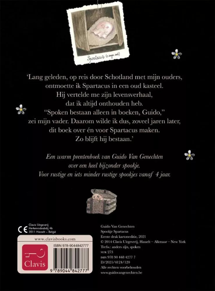 Spookje Spartacus cardboard book 4 yrs+