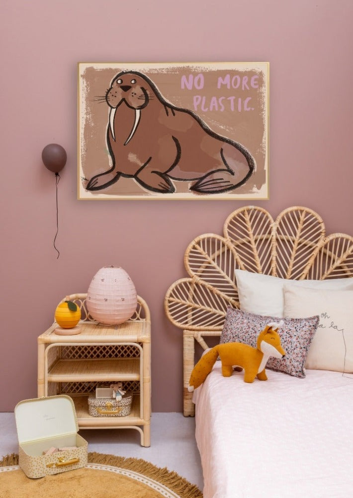 Buy Studio loco poster Walrus 70 x 50 cm